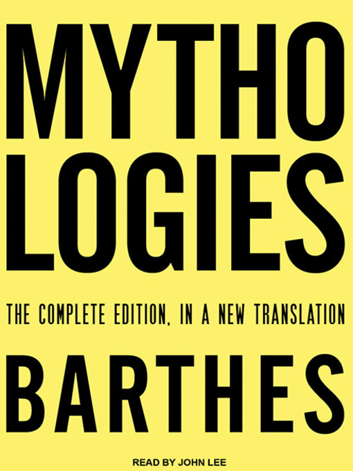 Title details for Mythologies by Roland Barthes - Available